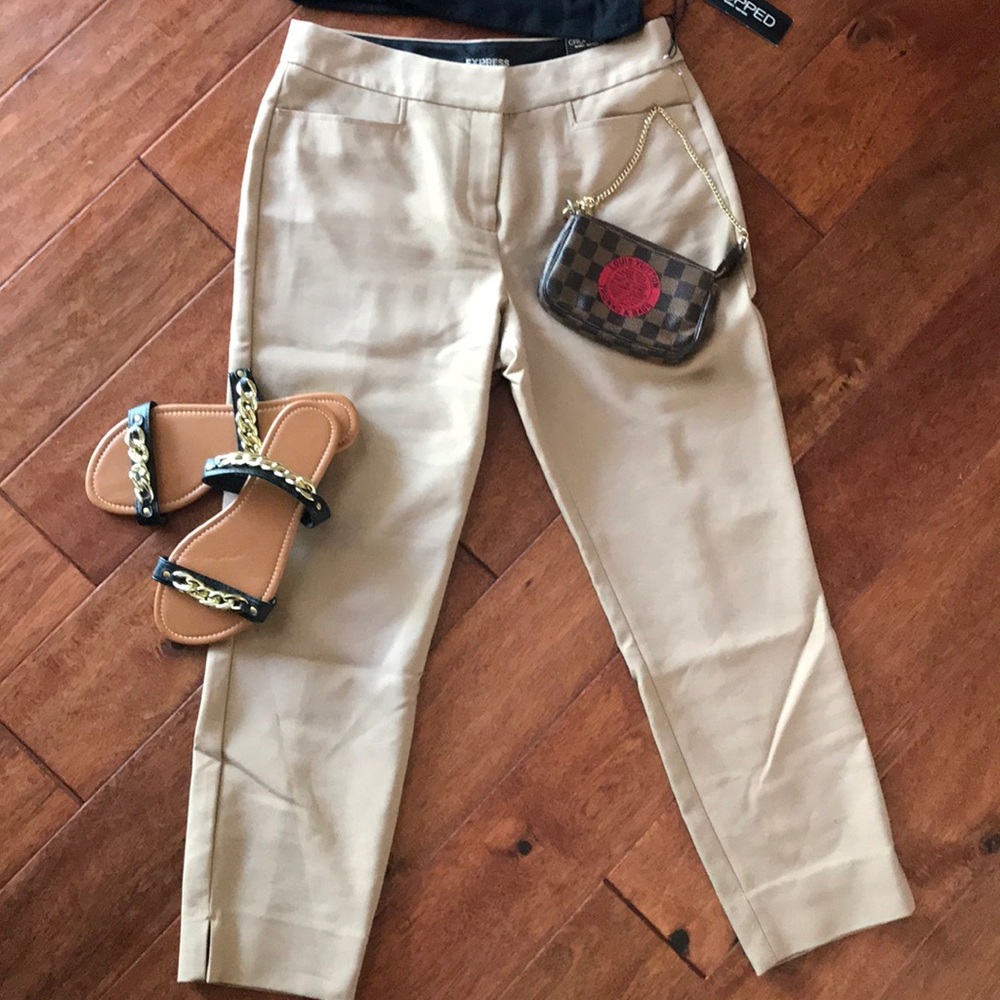 Express cropped pants size 4